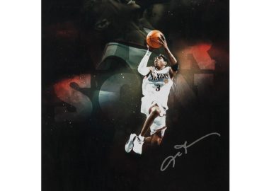 ALLEN IVERSON AUTOGRAPHED “POUND FOR POUND” 16 X 20