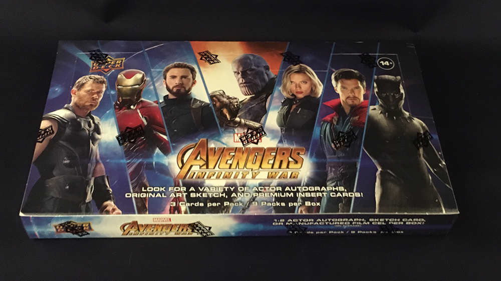 2018 UPPER DECK MARVEL AVENGERS INFINITY WAR