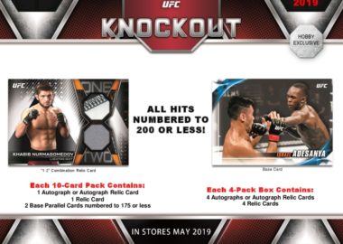 2019 TOPPS UFC KNOCKOUT