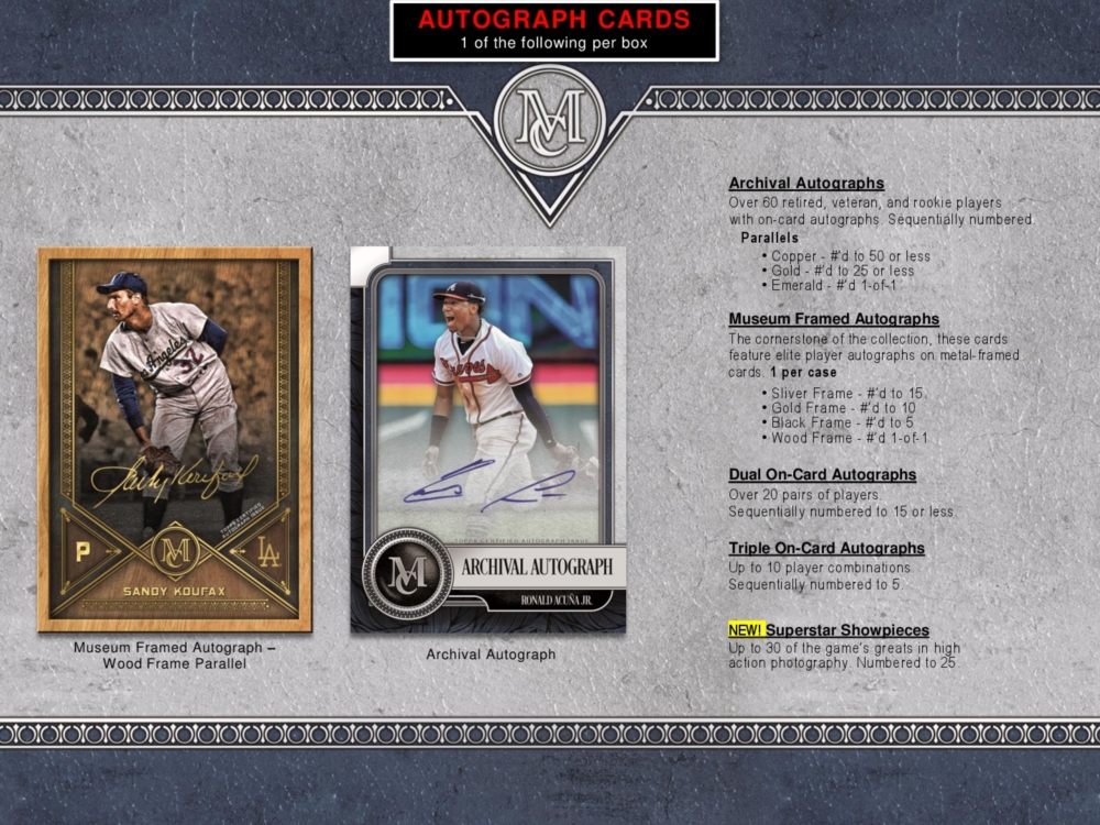 MLB 2019 TOPPS MUSEUM COLLECTION BASEBALL | Trading Card Journal