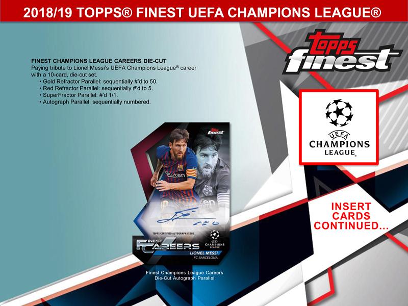2018/19 TOPPS FINEST UEFA CHAMPIONS LEAGUE | Trading Card Journal