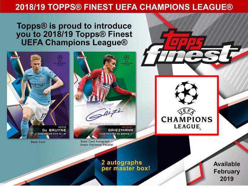 2018/19 TOPPS FINEST UEFA CHAMPIONS LEAGUE