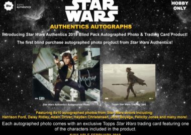 TOPPS 2019 STAR WARS AUTHENTICS BLIND