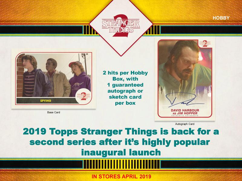 2019 TOPPS STRANGER THINGS 2