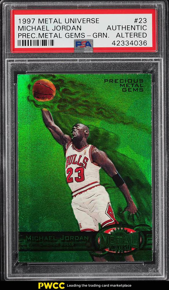 1997-98 Metal Univarse Precious Metal Gems #23 Michael Jordan