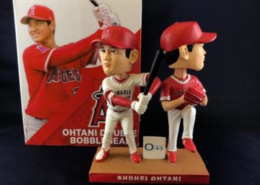 2018年に配布された大谷選手のボブルヘッド