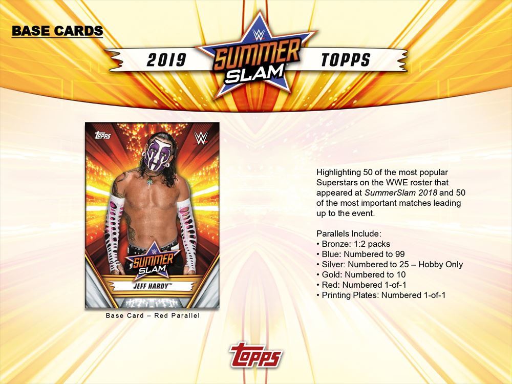 YOU PICK FROM LIST 2019 Topps WWE SummerSlam Posters Spotlight 