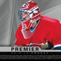 NHL 2018-19 UD PREMIER HOCKEY