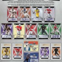 2019 LEAF METAL DRAFT FOOTBALL JUMBO