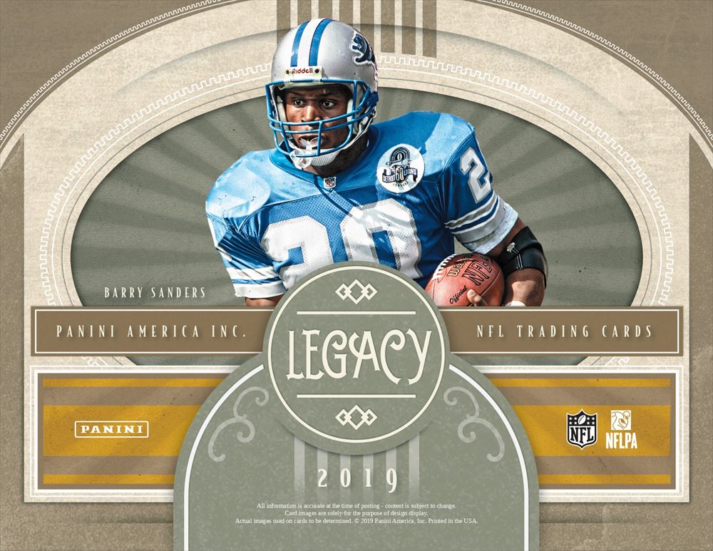 NFL 2019 PANINI LEGACY FOOTBALL