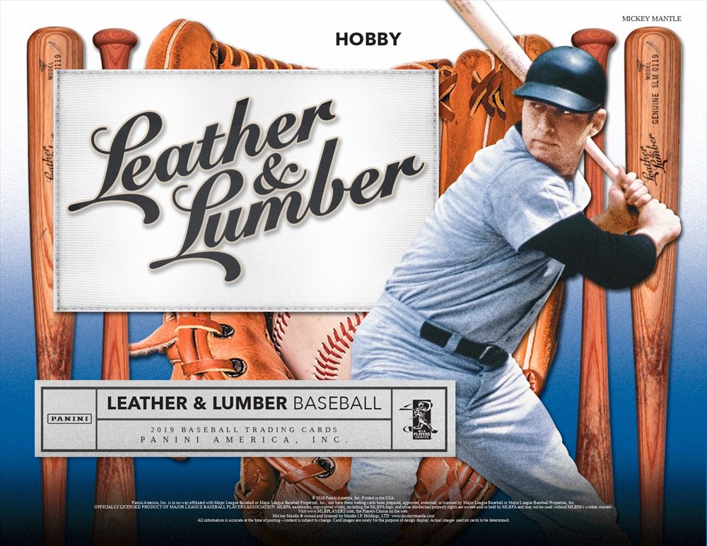 2019 PANINI LEATHER & LUMBER BASEBALL HOBBY