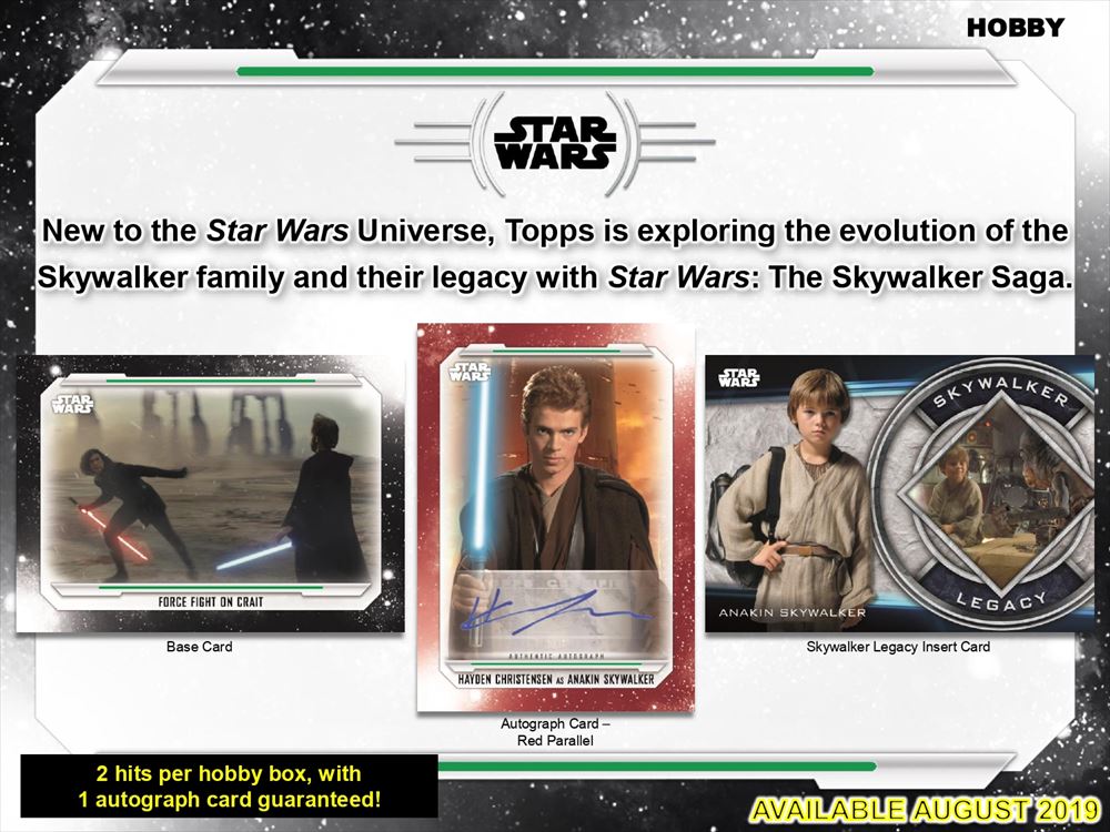 2019 TOPPS STAR WARS SKYWALKER SAGA