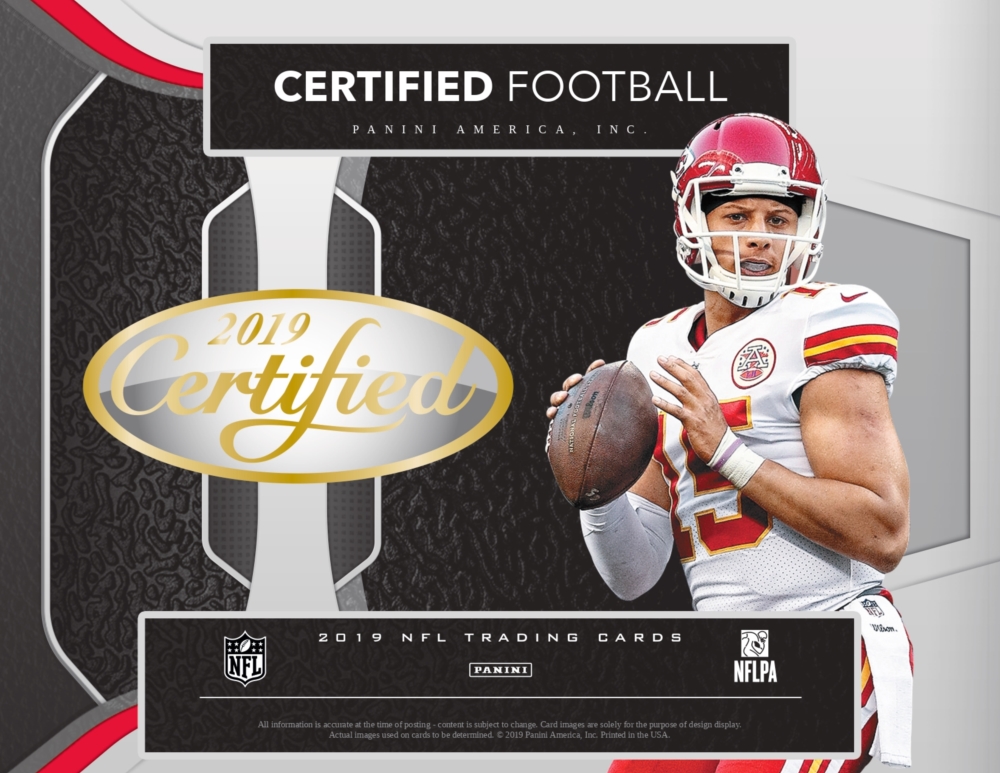 NFL 2019 PANINI CERTIFIED FOOTBALL