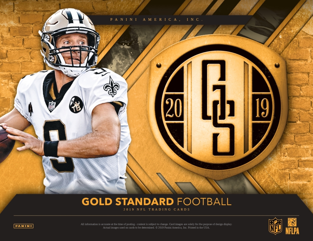 NFL 2019 PANINI GOLD STANDARD FOOTBALL