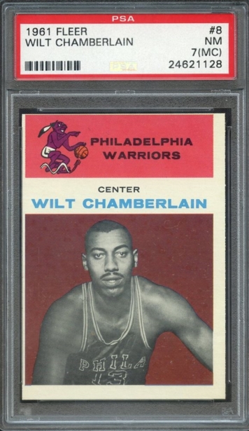 1961 FLEER #8 Wilt Chamberlain