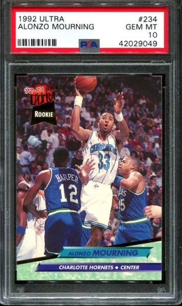 1992 ULTRA #234 Alonzo Mourning