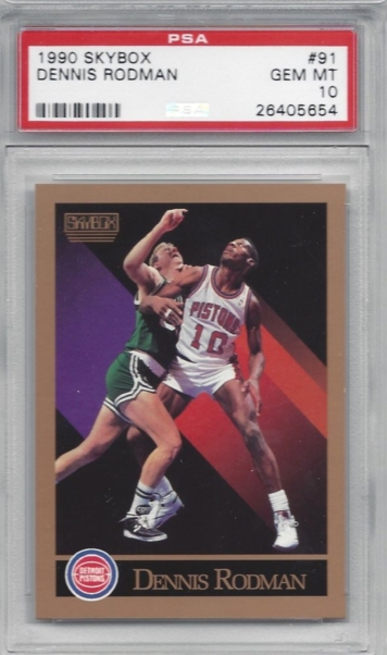 1990 SKYBOX #91 Dennis Rodman