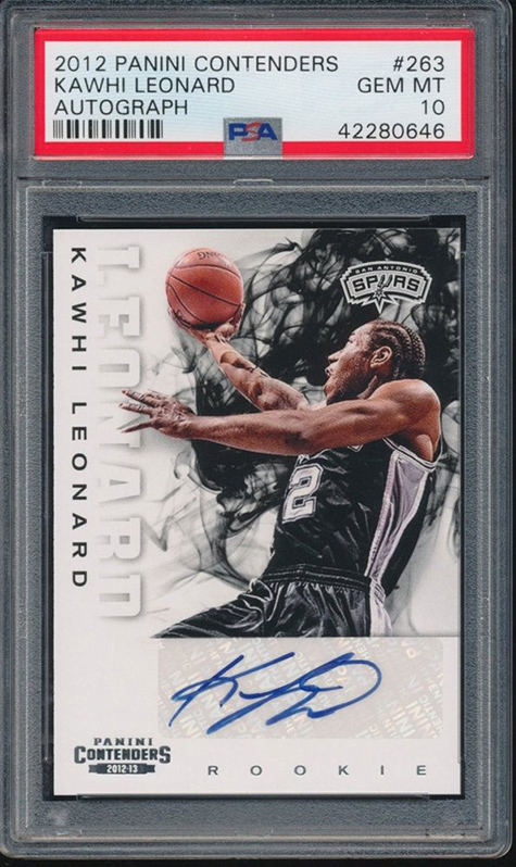 2012-13 PANINI Contenders #263 Kawhi Leonard