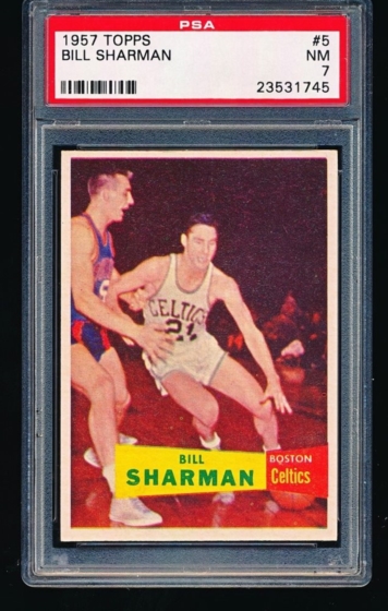 1957 TOPPS #5 Bill Sharman