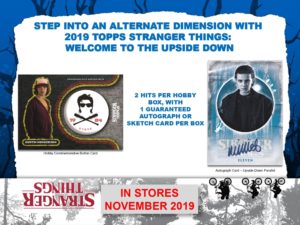 2019 TOPPS STRANGER THINGS: WELCOME TO THE UPSIDE DOWN - HOBBY