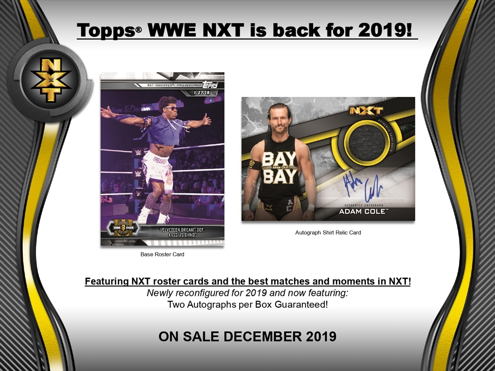 WWE 2019 TOPPS NXT