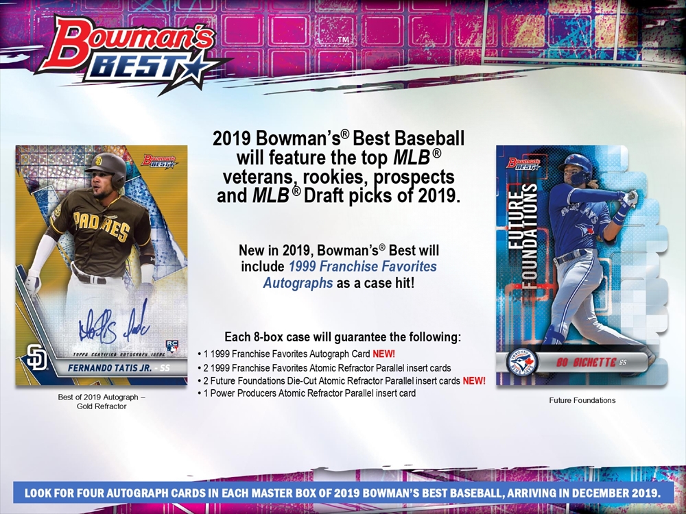 MLB 2019 BOWMAN'S BEST BASEBALL