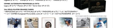 2019 FUTERA UNIQUE BASEBALL PROSPECTS & LEGENDS