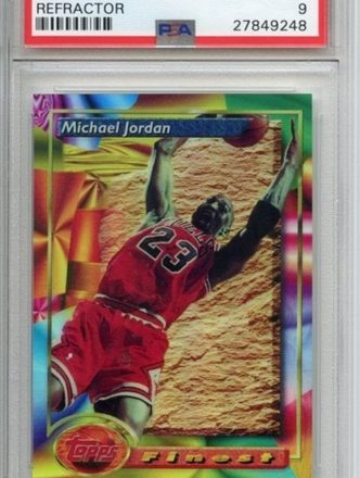 1992-93 TOPPS FINEST REFRACTOR M.Jordan