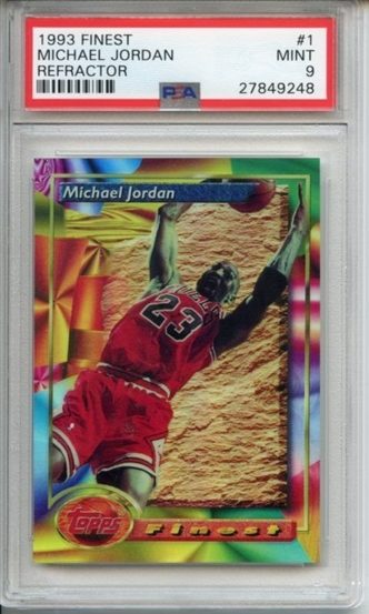 1992-93 TOPPS FINEST REFRACTOR M.Jordan