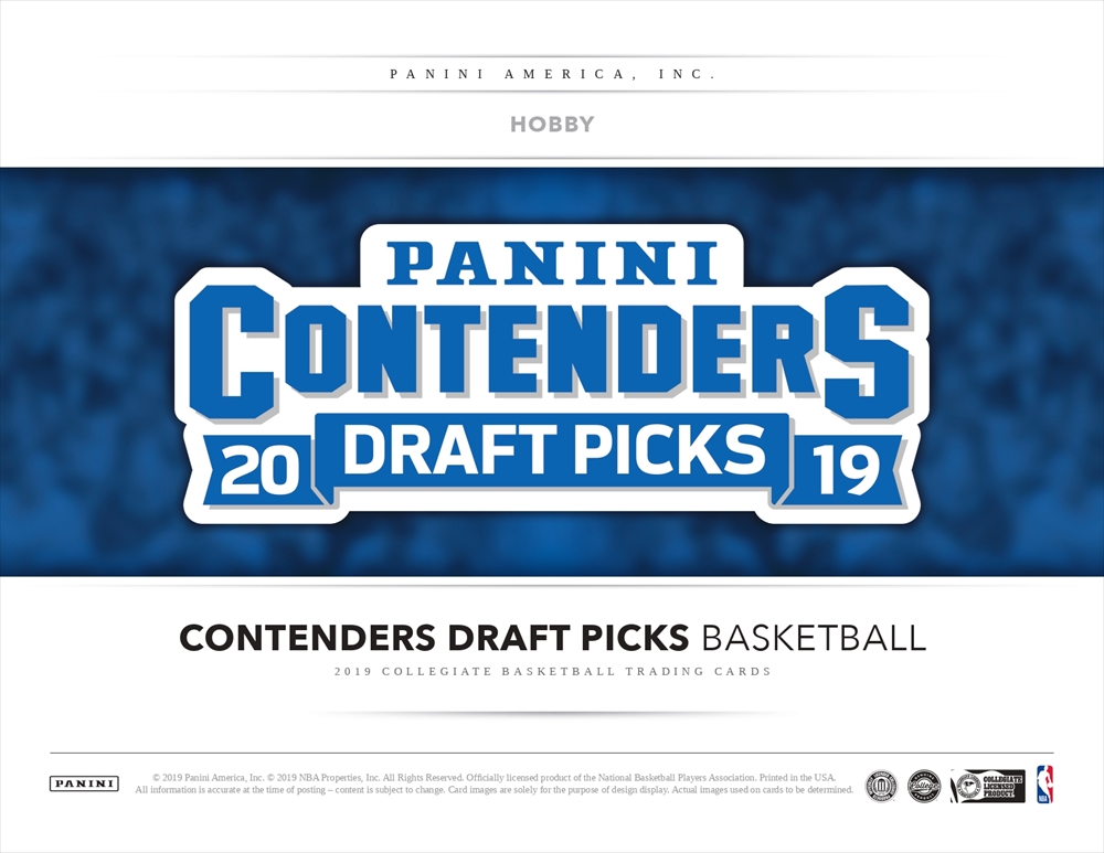 2019 PANINI CONTENDERS DRAFT PICK BASKETBALL