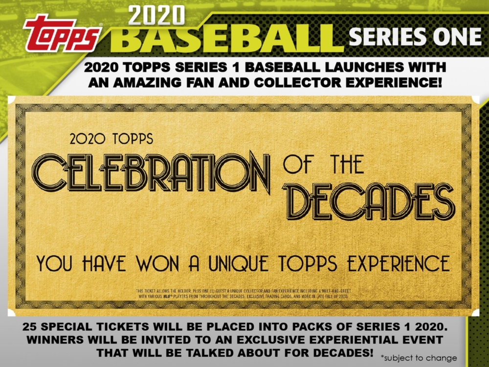 MLB 2020 TOPPS SERIES 1 HOBBY