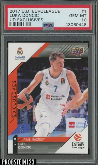 2017-18 UPPER DECK EURO LEAGUE UD EXCLUSIVES L.DONCIC