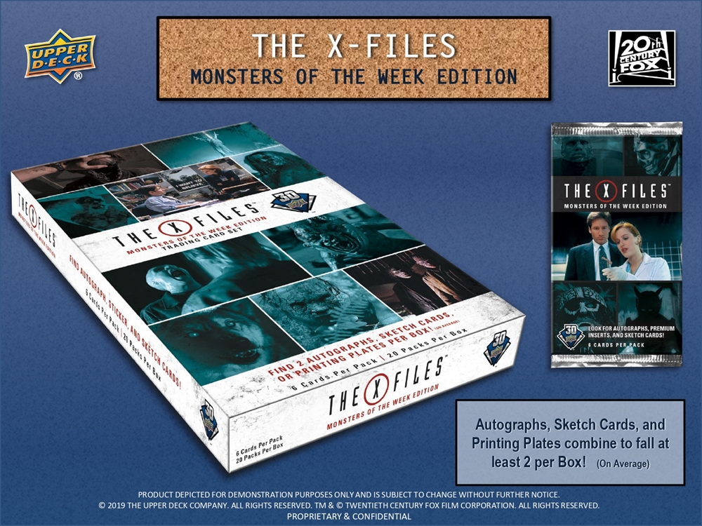 2019 UPPER DECK X-FILES MONSTERS OF THE WEEK ED.