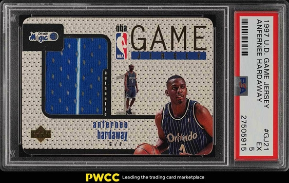 1996-97 UPPERDECK GAME JERSEY A.HARDAWAY