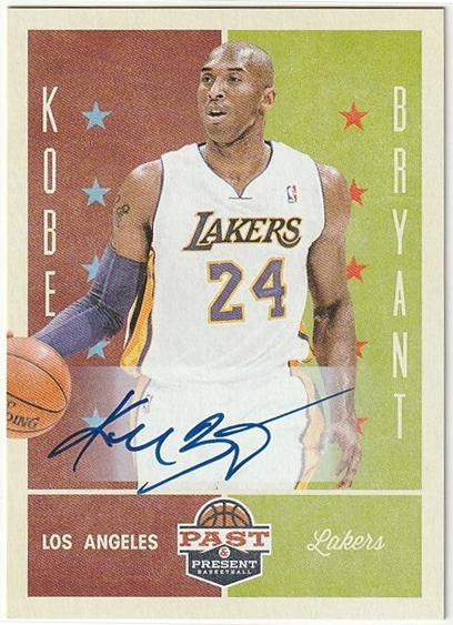 2012-13 PANINI PAST & PRESENT SIGNATURES K.BRYANT