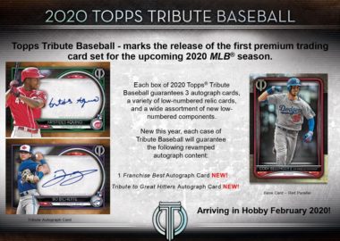 MLB 2020 TOPPS TRIBUTE BASEBALL