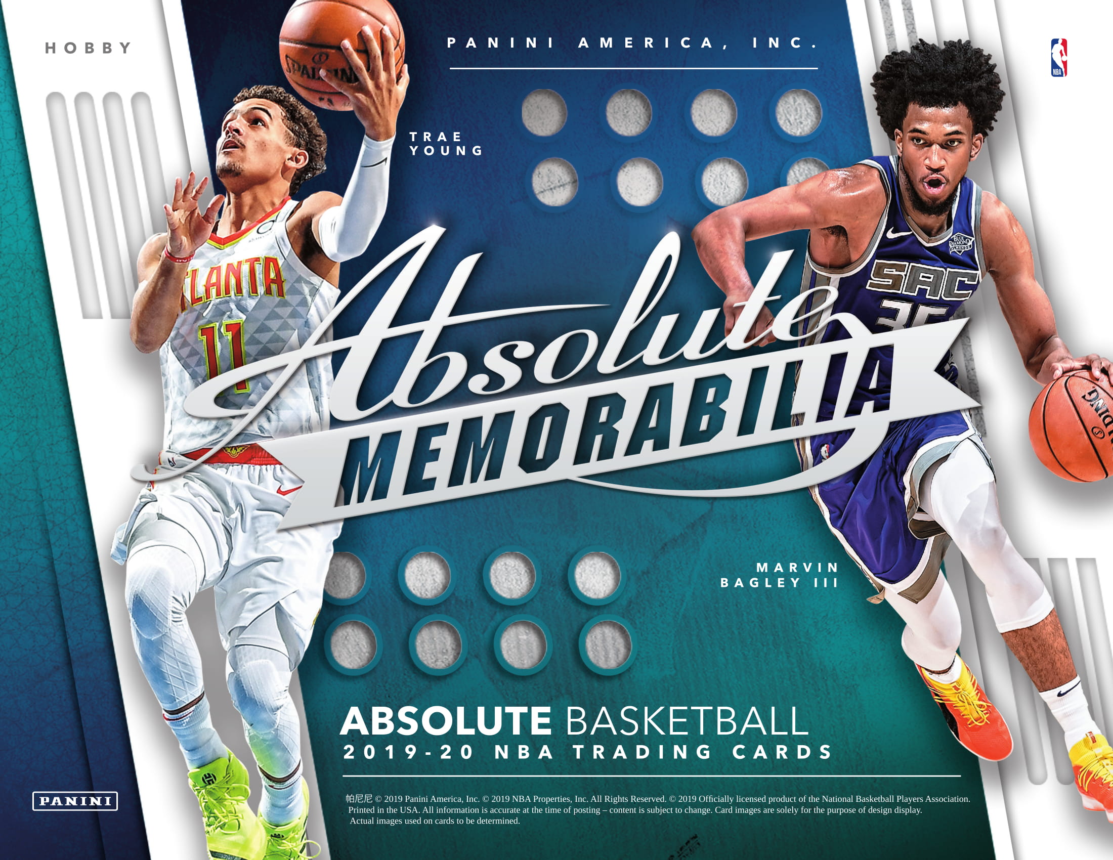 NBA 2019-20 PANINI ABSOLUTE MEMORABILIA