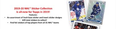 Topps 2019-20 NHL Sticker Collection