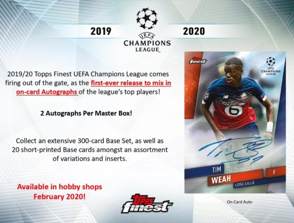 2019/20 TOPPS FINEST UEFA CHAMPIONS LEAGUE