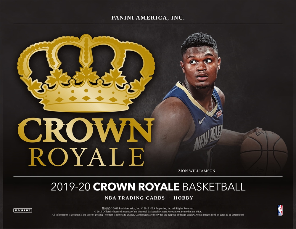 NBA 2019 PANINI CROWN ROYALE BASKETBALL