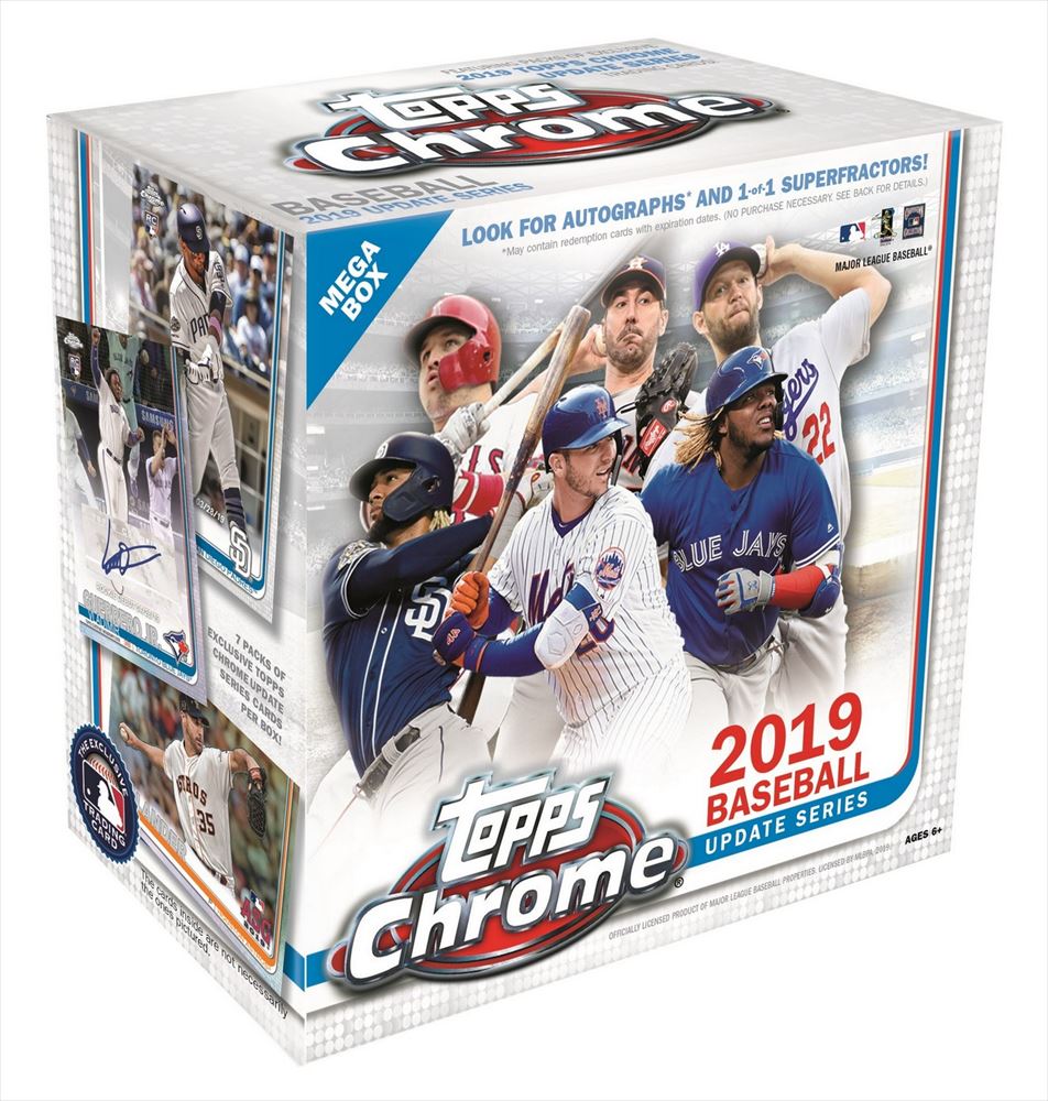 MLB 2019 TOPPS CHROME UPDATE MEGA BOX BASEBALL