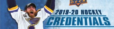 NHL 2019-20 UPPER DECK CREDENTIALS HOCKEY