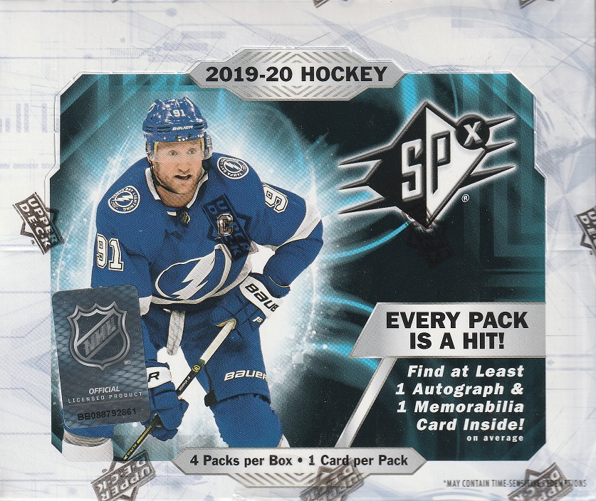 NHL 2019-20 UD SPX HOCKEY | Trading Card Journal