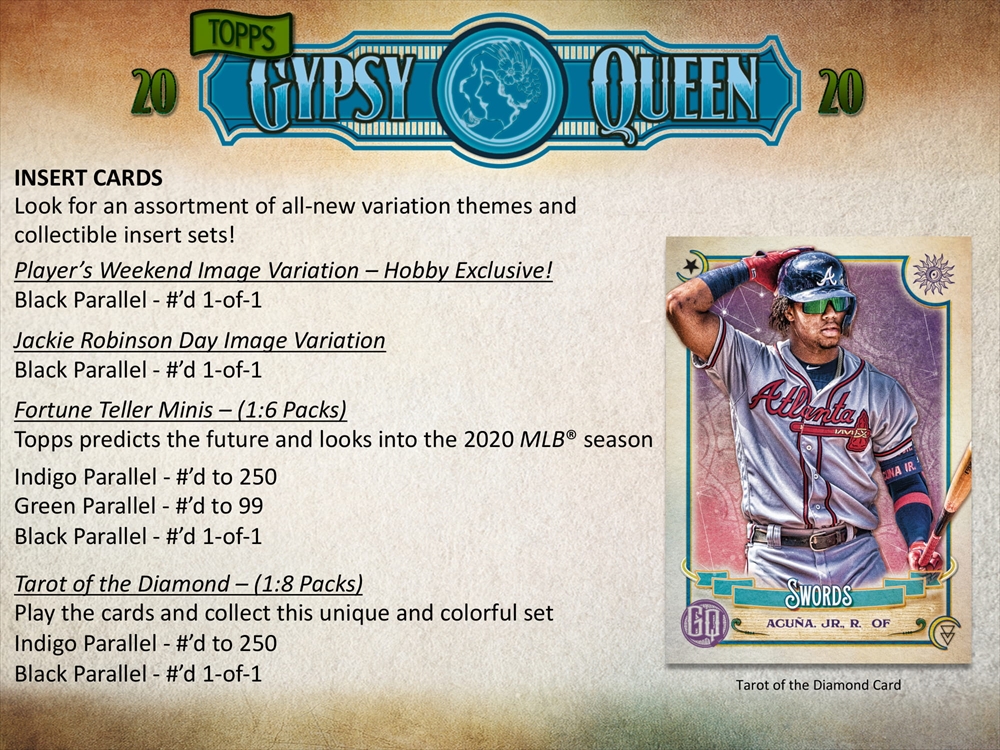 MLB 2020 TOPPS GYPSY QUEEN BASEBALL | Trading Card Journal