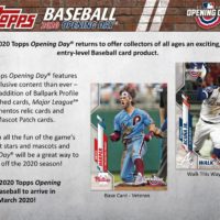 MLB 2020 TOPPS OPENING DAY BASEBALL