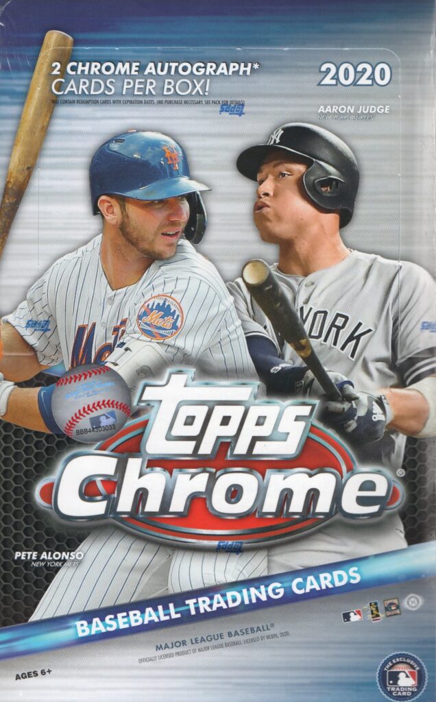 MLB 2020 TOPPS CHROME BASEBALL HOBBY | Trading Card Journal