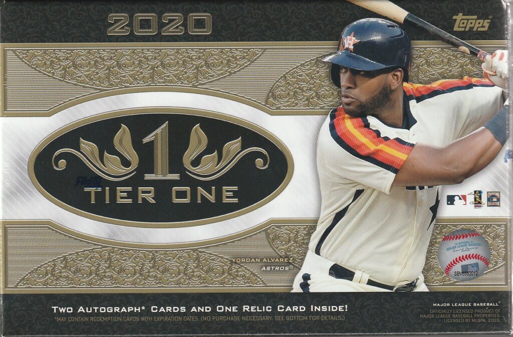 MLB 2020 TOPPS TIER ONE BASEBALL | Trading Card Journal