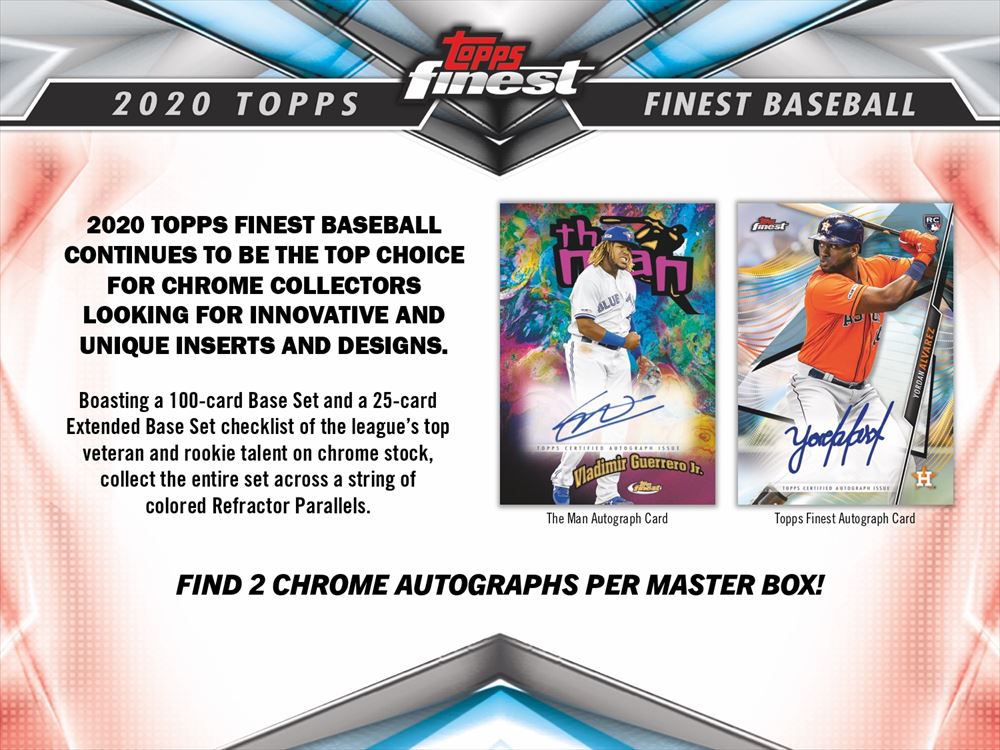 MLB 2020 TOPPS FINEST BASEBALL