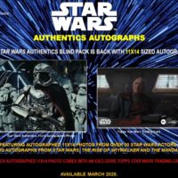 2020 TOPPS STAR WARS AUTH BLIND PACK 直筆サイン入り写真&カード