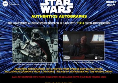 2020 TOPPS STAR WARS AUTH BLIND PACK 直筆サイン入り写真&カード